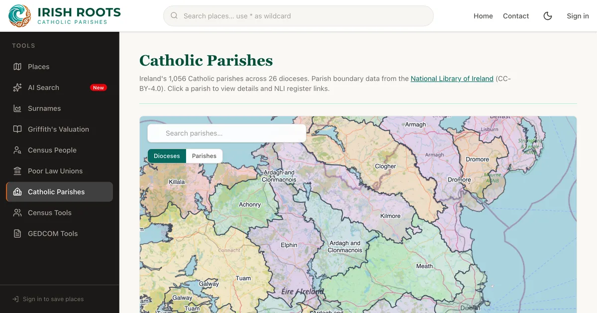 Trace a Catholic Parish — and Find the Register That Holds Your Ancestors